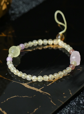 灵机麦玲玲招财意水晶挂件小众新款送礼女