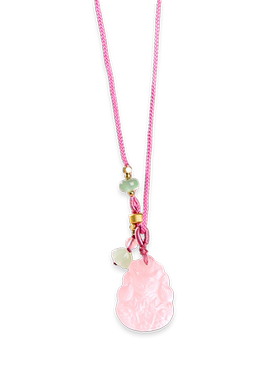 粉水晶狐狸然粉晶芙蓉石