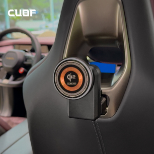 适用于小米SU7YU7专用后排座椅背手机ipad平板磁吸无线充车载支架