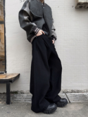 Kid 男女同款 The1One直筒阔腿baggy牛仔裤 重磅宽松拖地阔腿长裤