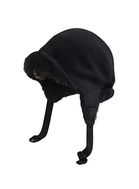 Kid The1One 韩系秋冬季新款毛呢飞行员帽男女防风保暖帽子