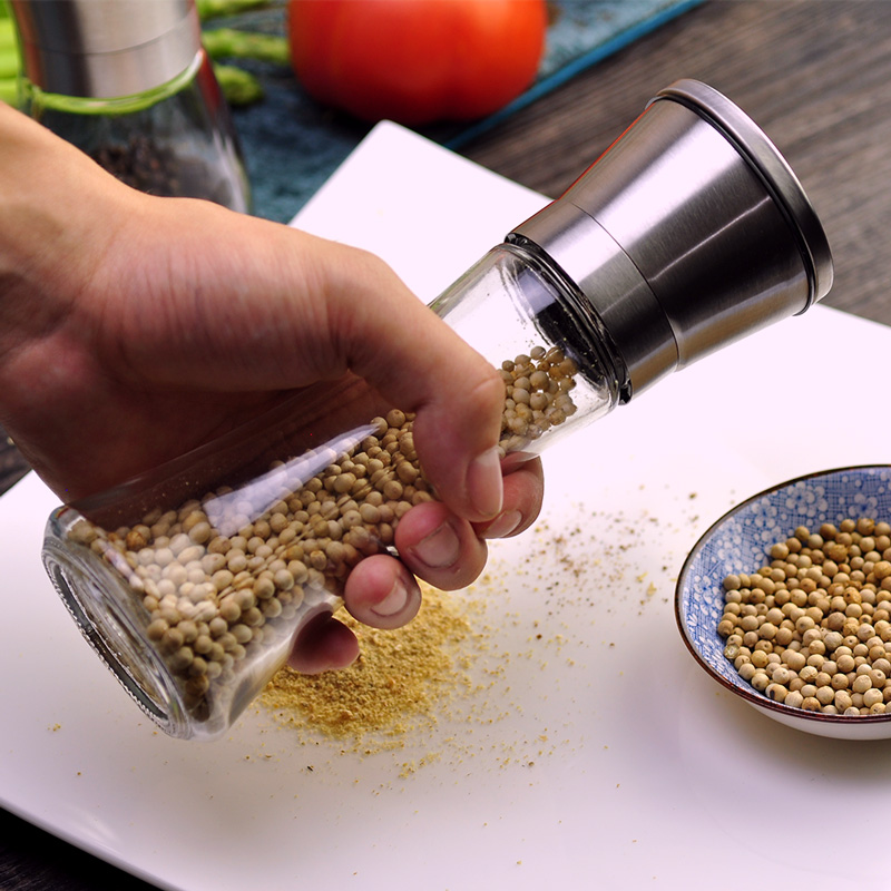 喜诗德式工艺手动胡椒不锈钢盖