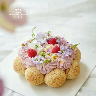 网红泡芙巴斯克芝士女神妈妈爸爸甜品下午茶生日蛋糕北京同城配送