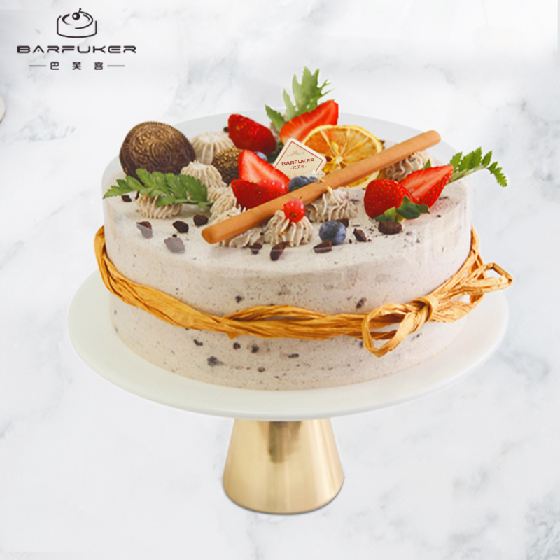 巴芙女神节淡奶北京同城配送蛋糕