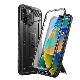SUPCASE 适用苹果14手机壳iPhone14proMax保护套plus6.7寸全包防摔支架运动三防高级感tpu硬创意壳膜一体新款