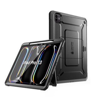 SUPCASE 适用苹果iPad Pro平板保护套带支架笔槽13寸防弯防摔壳膜一体iPadAir8软壳mini7硬M4高级感2026新款
