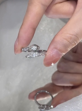 秋冬蛇形开口戒指女潮