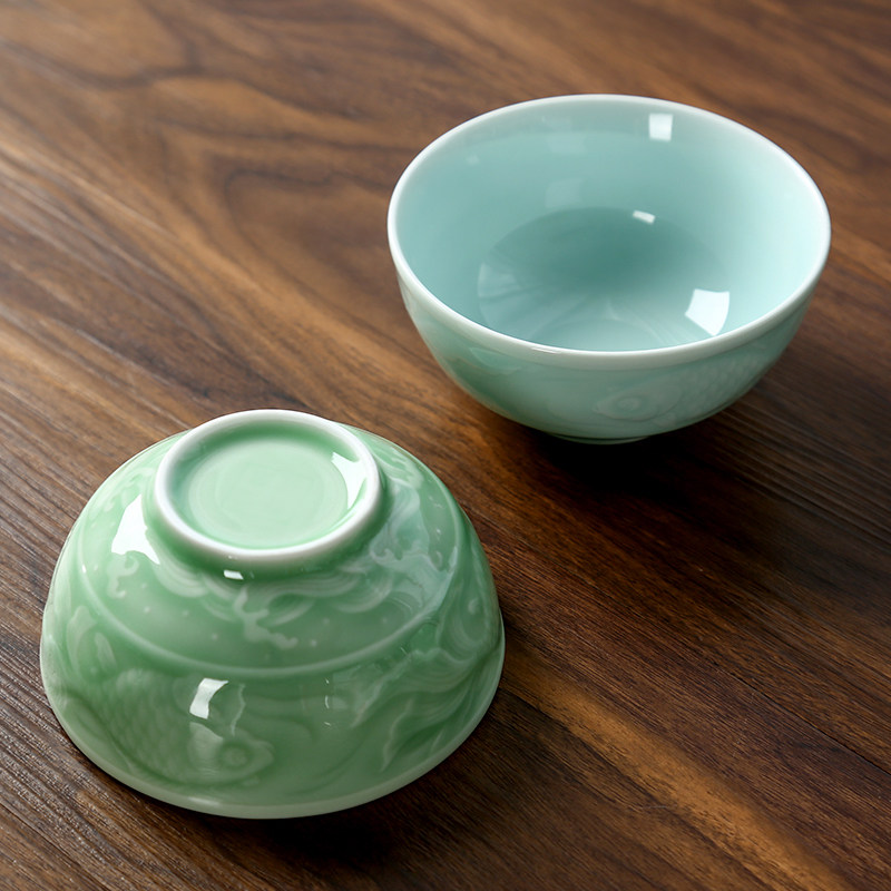 5寸学单个生宿舍米饭碗餐具10个套装