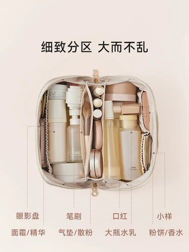 Косметичка, сумка через плечо, портативная вместительная и большая кисть, элитная сумка-органайзер для путешествий, новая коллекция