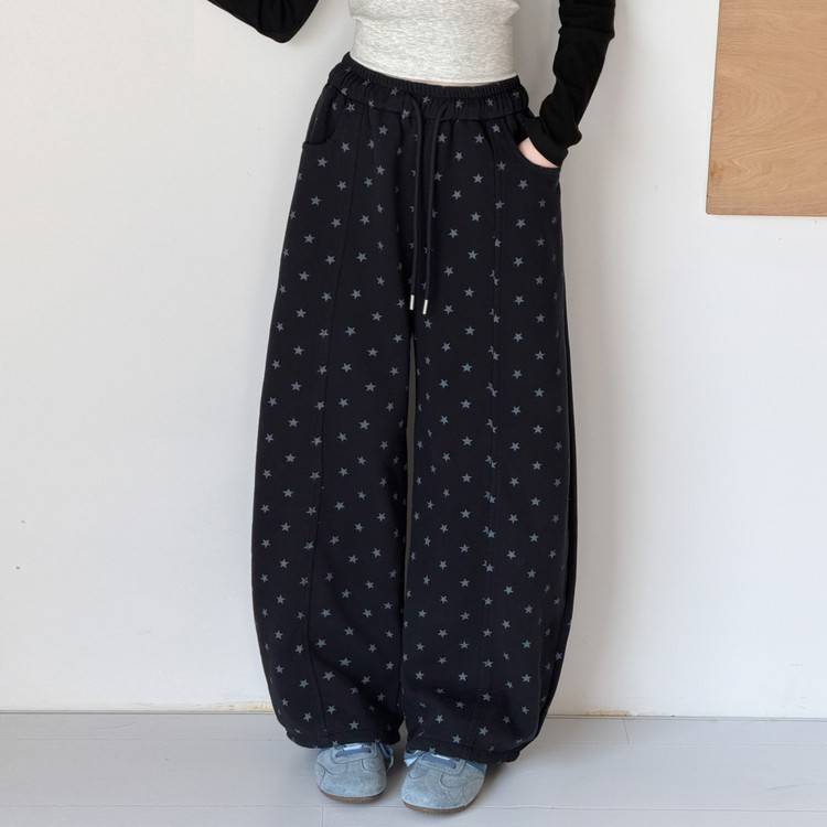 专柜品牌秋季女童裤子2026新款百搭儿童阔腿弯刀裤女大童秋天休闲