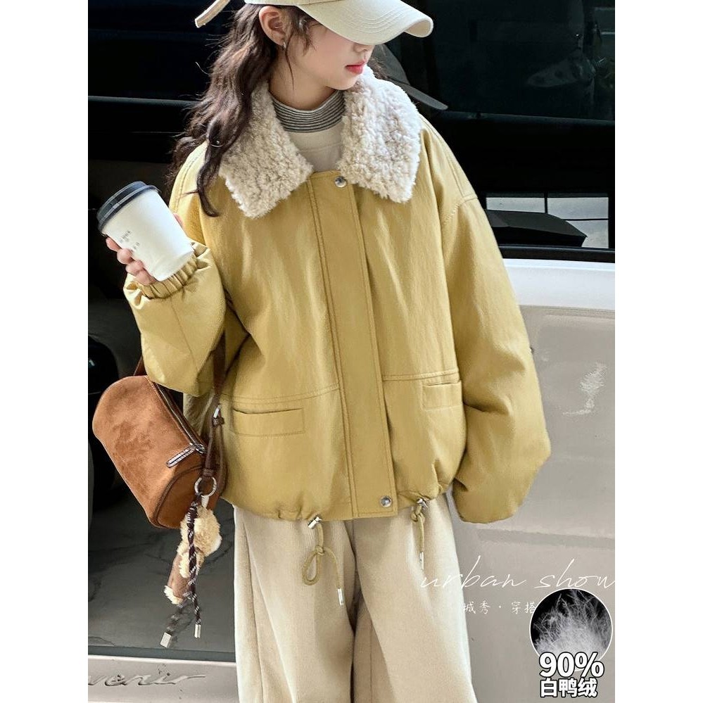 专柜品牌女童羽绒服皮衣冬季2025新款中大儿童女孩加厚90白鸭绒PU,童装/婴儿装/亲子装,夹克/皮衣,淘宝优惠券,粉丝福利购,淘宝优惠卷