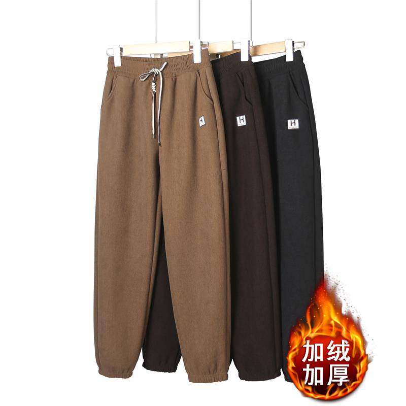 专柜品牌妈妈冬季加绒加厚裤子奶奶女裤冬装束脚裤中老年高腰休闲,女装/女士精品,卫裤,淘宝优惠券,粉丝福利购,淘宝优惠卷