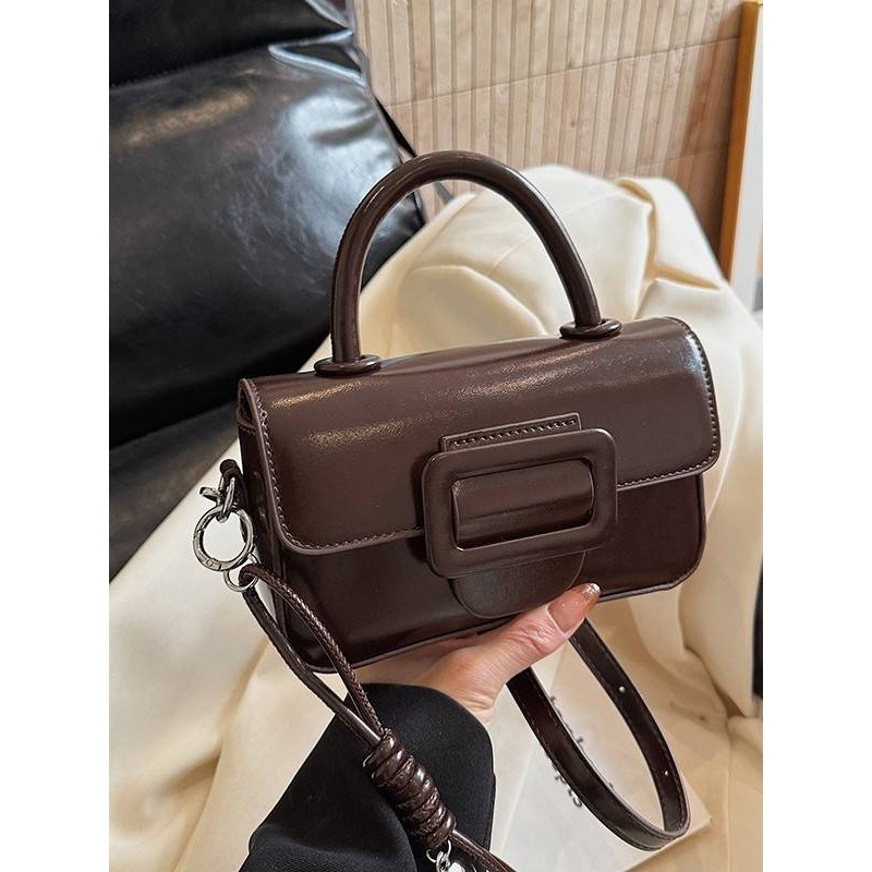 专柜品牌韩版气质个性手提小方包2025秋季新款时尚简约小众设计单,箱包皮具/热销女包/男包,小方包,淘宝优惠券,粉丝福利购,淘宝优惠卷