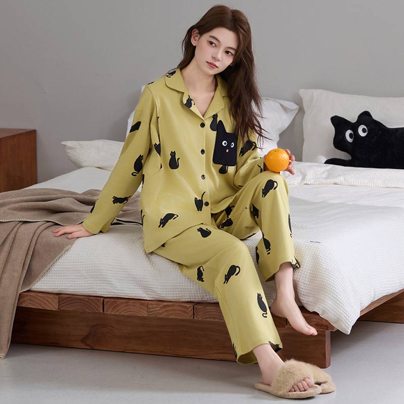 专柜品牌春秋爽棉纯棉月子服女孕期产后睡衣宽松大码产妇透气吸汗