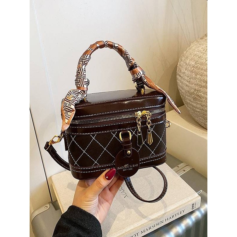 专柜品牌精致超火盒子手提包包女2025新款时尚百搭斜挎包高级感外,箱包皮具/热销女包/男包,小方包,淘宝优惠券,粉丝福利购,淘宝优惠卷