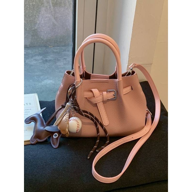 专柜品牌小众潮流手拎水桶包女2025新款洋气通勤时尚单肩包百搭洋,箱包皮具/热销女包/男包,水桶包,淘宝优惠券,粉丝福利购,淘宝优惠卷