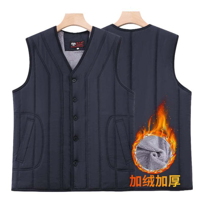 专柜品牌中老年马甲男爷爷打底内穿棉袄老人衣服爸爸冬装加绒加厚,男装,常规马甲,淘宝优惠券,粉丝福利购,淘宝优惠卷