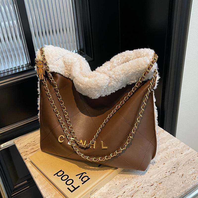 专柜品牌2025秋冬新款小香风菱格链条包女斜挎包高级感百搭时尚简,箱包皮具/热销女包/男包,托特包,淘宝优惠券,粉丝福利购,淘宝优惠卷