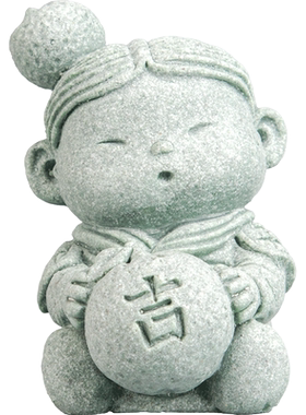 器物志青砂石摆件国潮桌面茶宠