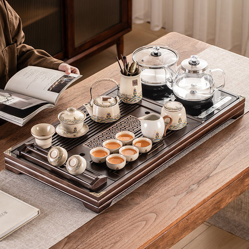 2026新款一体式茶盘功夫茶具