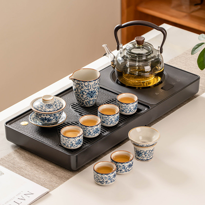 2025新款茶盘全自动套装一体泡茶烧水壶家用客厅煮茶功夫茶具茶台