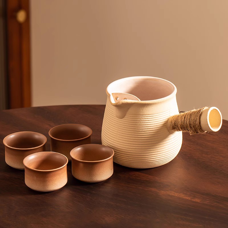 围炉煮茶罐罐茶煮茶器烤奶煮茶壶陶瓷壶室内烤火炉套装单壶炭烧炉