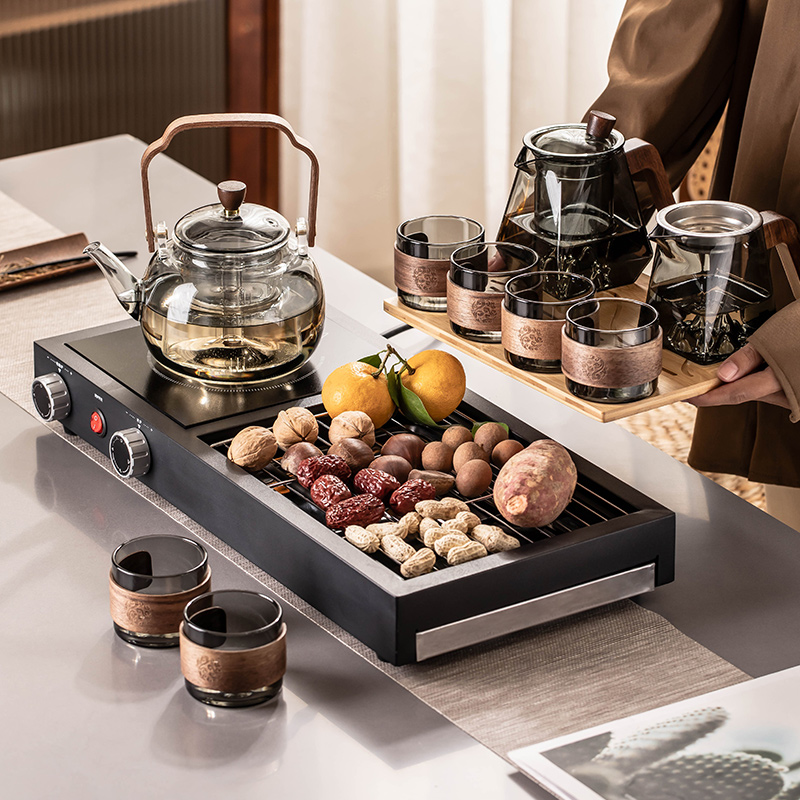 泥徒围炉煮茶多功能电烤炉