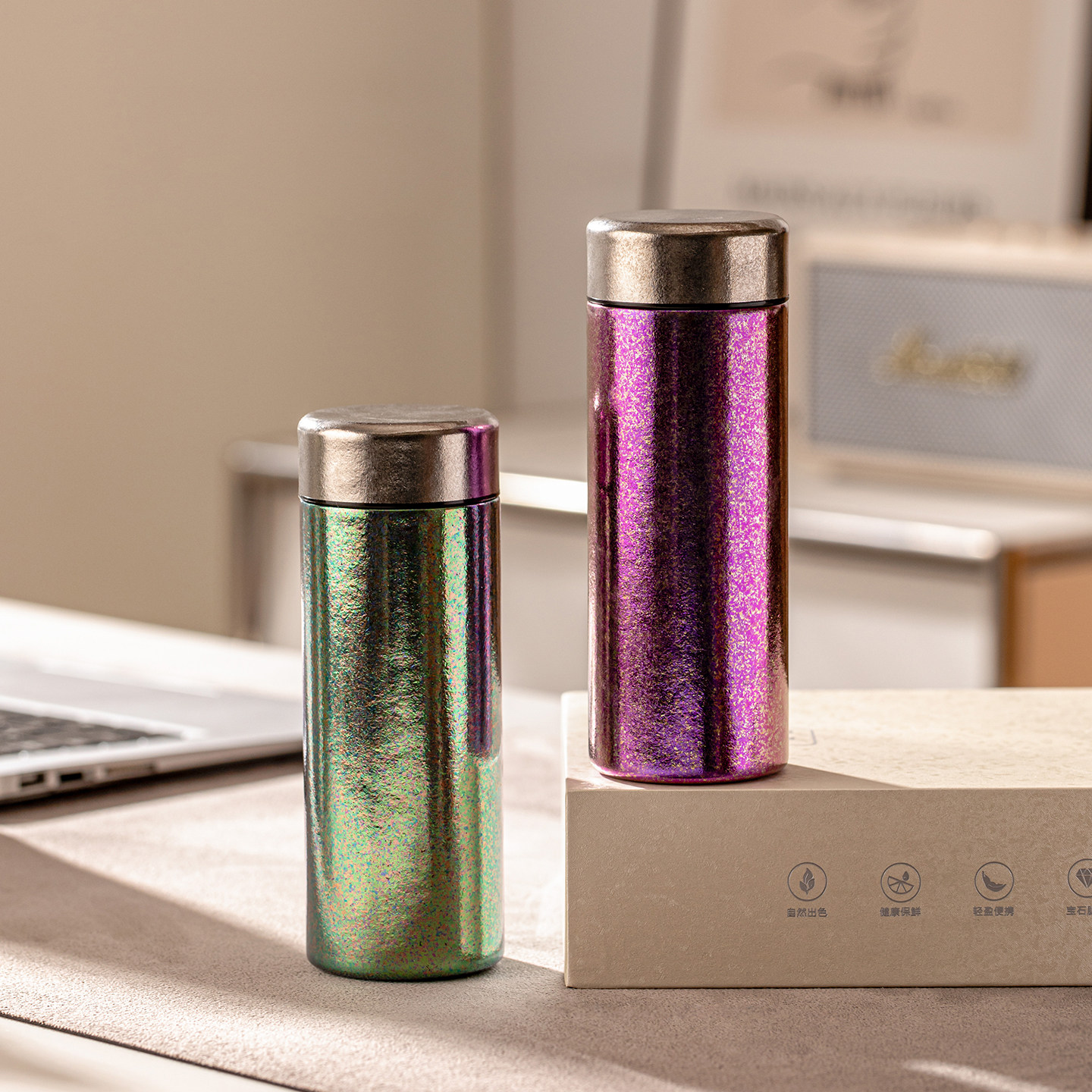 2026新款纯钛直身保温杯办公室家用高颜值泡茶杯户外轻便喝水杯子,餐饮具,茶杯,淘宝优惠券,粉丝福利购,淘宝优惠卷