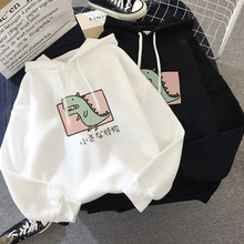 加绒 班服情侣装 宽松学生韩版 连帽夏季 春秋长袖 卫衣女薄款 外套长袖