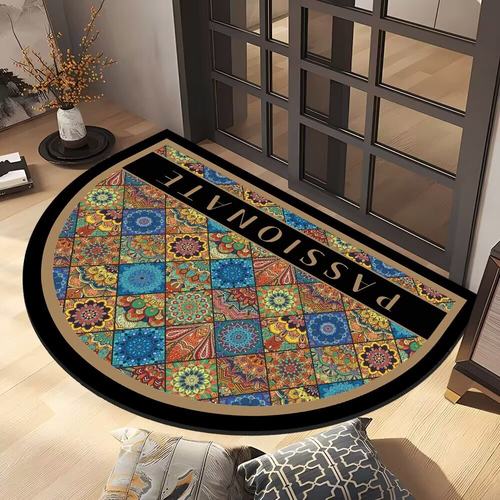 法式复古风入户门地垫