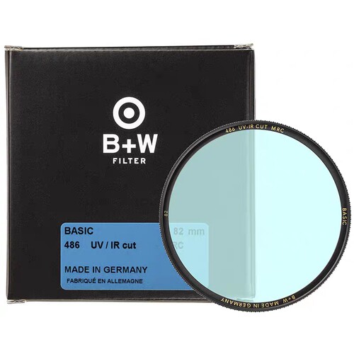 B+W Basic 486 UV-IR-CUT 抗红外紫外镜39/46/49/67/82 77mm 滤镜
