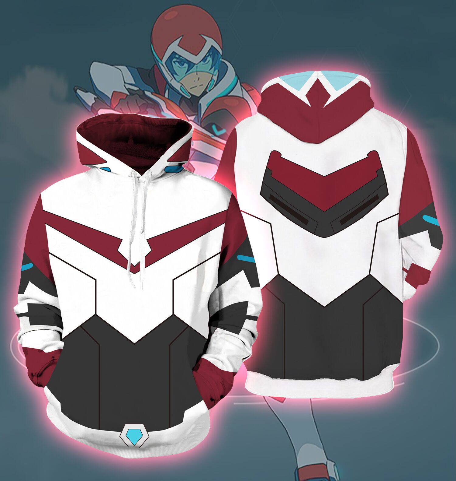 新战神金刚兰斯Voltron3d印花卫衣套头连帽衫cosplay动漫周边外套|ruв категории Женская одежда, женской одежды - от Buy2taobao.com для оказания профессиональной услуги покупки агента Taobao
