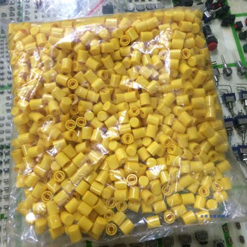 开关帽 黄色按键帽 A11 外径9.2 配电源直键开关 1000只 36元/K