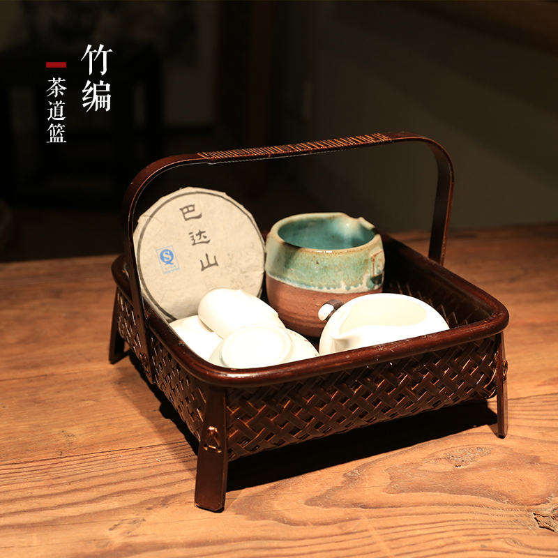 花篮宅原品收纳盒水果竹编篮子