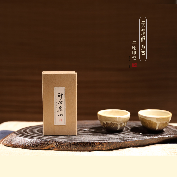 隔热垫烧桐木防烫花盆底座茶杯托