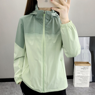 卫衣户外休闲冲锋风衣 宽松连帽防风运动长袖 2026春秋季 外套女薄款