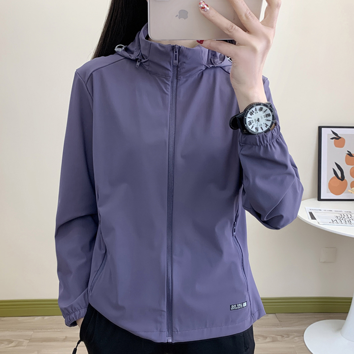 高品质牛奶冰丝凉感户外防晒服