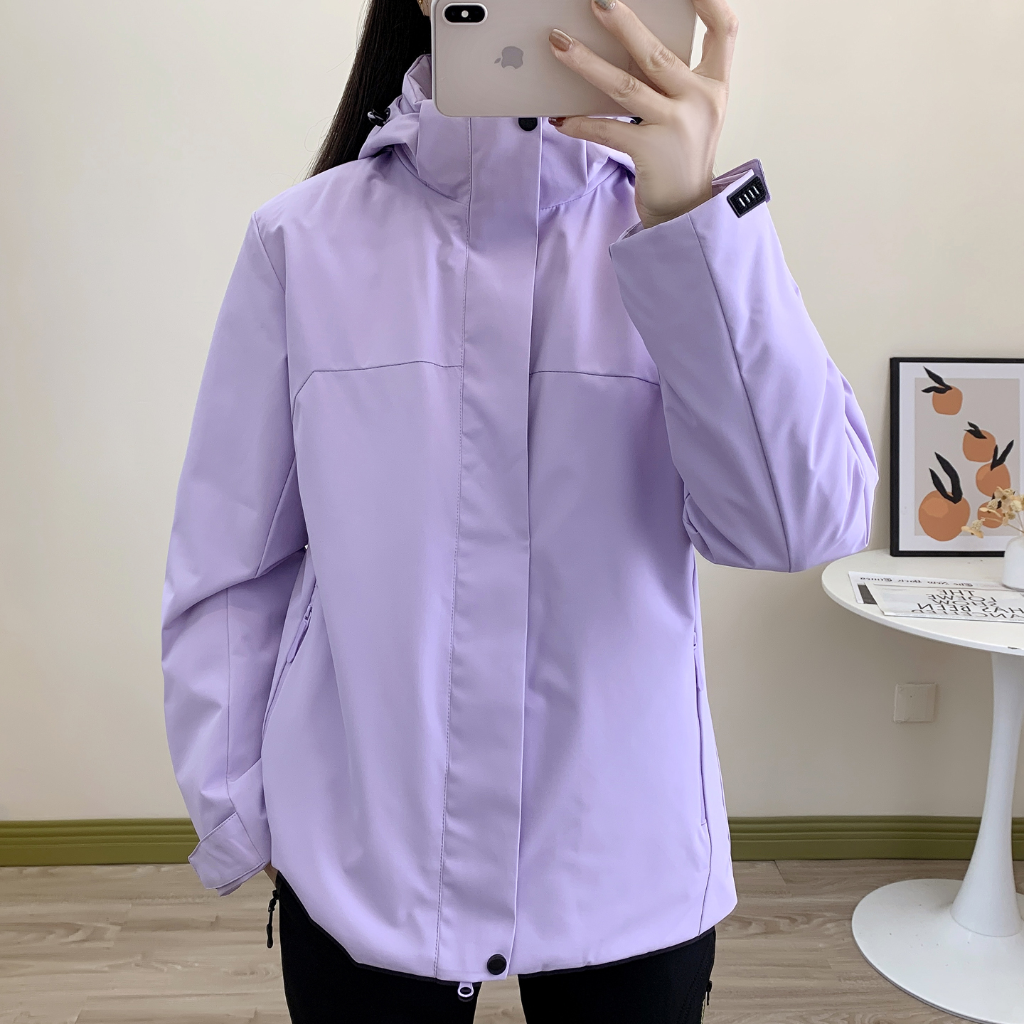 时尚简约冬季保暖冲锋衣棉服外套