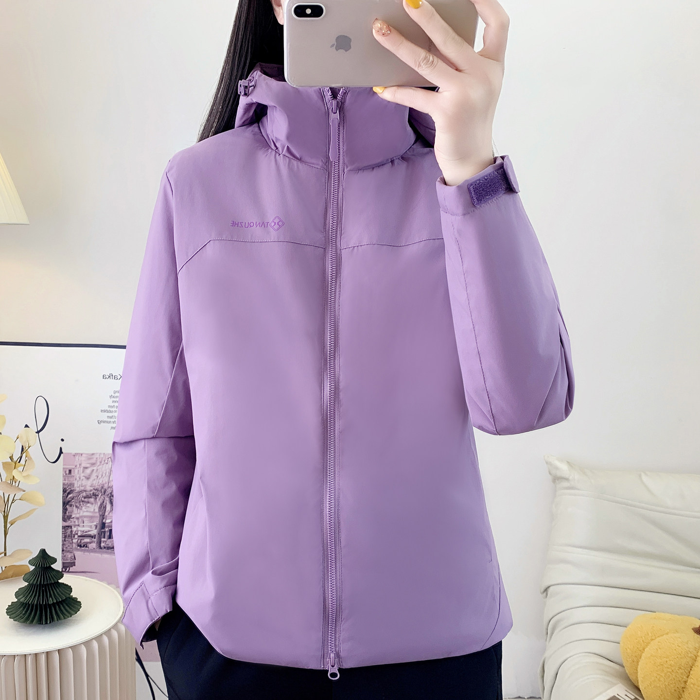 2026秋冬新款户外休闲衣女外套棉衣防风运动徒步登山服保暖外套