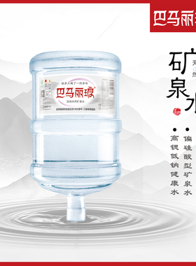 巴马丽琅18.9L桶装水票1本10桶水南宁市区可订官方旗舰店巴马水
