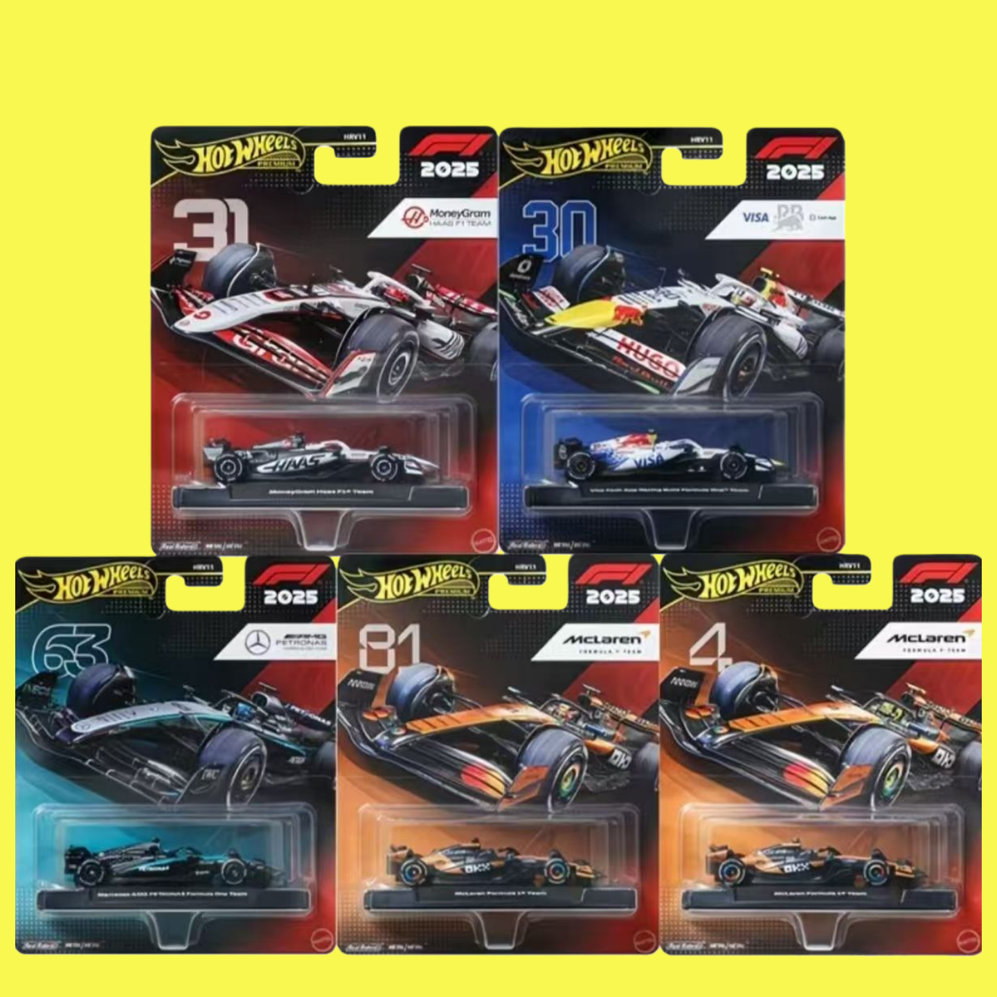 风火轮合金车模F1赛车迈凯轮红牛