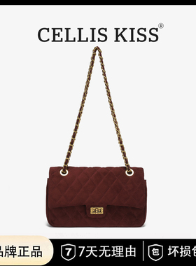 CELLIS KISS 女士单肩斜挎手提包88902安可拉红