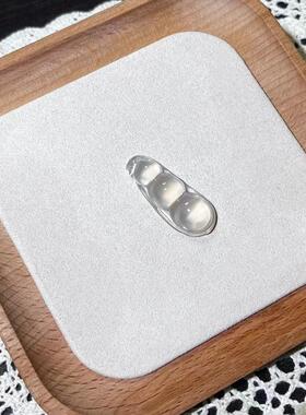 天然高冰玉髓四季豆白玛瑙吊坠