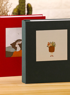 相册本插页式影集6寸过塑4D200张儿童照片影楼跨境photoalbum相薄