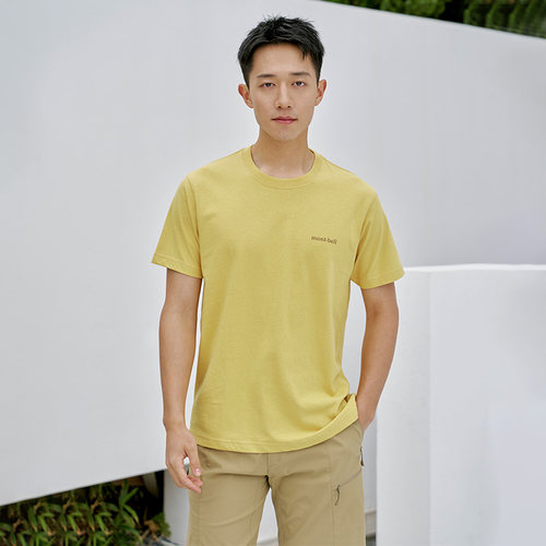 montbell夏季户外短袖T恤棉质