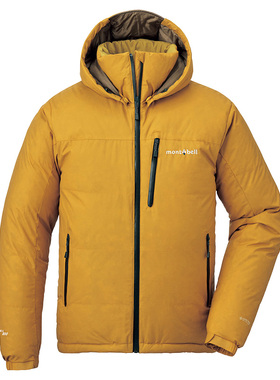 montbell新款日本24户外冬季GTX800蓬防风防寒保暖男款连帽羽绒服