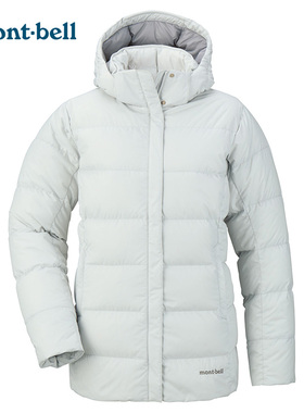 montbell日本秋冬运动户外新款羽绒服女款中长款柔软轻便保暖外套