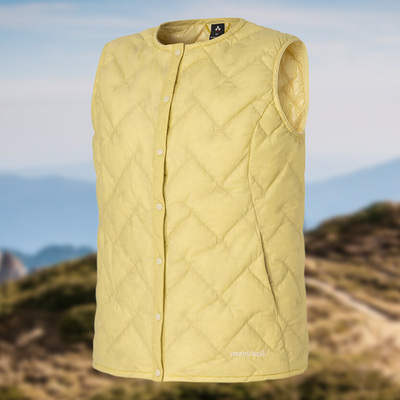 montbel女款羽绒马甲户外运动