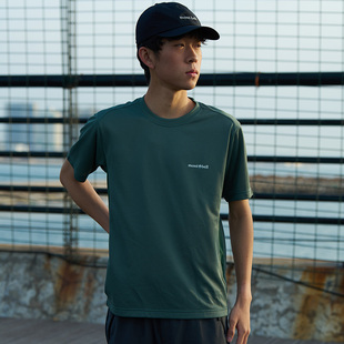 Montbell日本户外夏季 圆领速干透气快干T恤1104936 男运动短袖