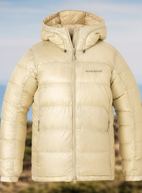 montbell日本2025年秋冬新款户外运动休闲保暖女款羽绒服连帽外套